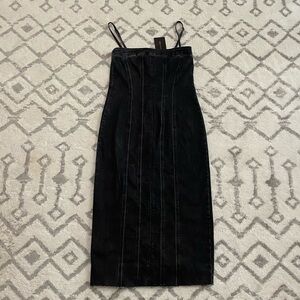 Chic Black Midi Dress